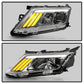 SPYDER xTune 10-12 Ford Fusion Projector Headlights - Light Tube DRL - Chrome (PRO-JH-FFU10-LB-C) 9041785