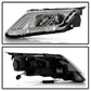 SPYDER xTune 10-12 Ford Fusion Projector Headlights - Light Tube DRL - Chrome (PRO-JH-FFU10-LB-C) 9041785
