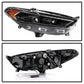 SPYDER xTune 13-16 Ford Fusion Halogen Projector Headlights - Black PRO-JH-FFU13-LB-BK 9045264