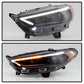 SPYDER xTune 13-16 Ford Fusion Halogen Projector Headlights - Black PRO-JH-FFU13-LB-BK 9045264