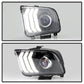 xTune Ford Mustang 05-09 Halogen w LED DRL Projector Headlights - Black PRO-JH-FM05-LED-BK 9949364