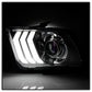 xTune Ford Mustang 05-09 Halogen w LED DRL Projector Headlights - Chrome PRO-JH-FM05-LED-C 9949371