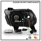 SPYDER xTune 10-14 Ford Mustang Halogen w/LED DRL Projector Headlights Black PRO-JH-FM10-LED-BK 9946271