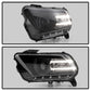 SPYDER xTune 10-14 Ford Mustang Halogen w/LED DRL Projector Headlights Black PRO-JH-FM10-LED-BK 9946271