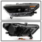 SPYDER xTune Ford Mustang 15-17 Full LED Headlights w/ Welcome Light - Black PRO-JH-FM15-FLED-BK 9055447