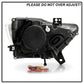 SPYDER xTune Ford Mustang 15-17 Full LED Headlights w/ Welcome Light - Black PRO-JH-FM15-FLED-BK 9055447