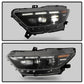 SPYDER xTune Ford Mustang 15-17 Full LED Headlights w/ Welcome Light - Black PRO-JH-FM15-FLED-BK 9055447