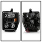 SPYDER Xtune Ford F250/350/450 Super Duty 08-10 Projector Headlights LED Halo Black PRO-JH-FS08-LED-BK 5076267