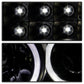SPYDER Xtune Ford F250/350/450 Super Duty 08-10 Projector Headlights LED Halo Black PRO-JH-FS08-LED-BK 5076267