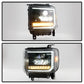 xTune GMC Sierra 1500 14-15 Sierra 2500 3500 15-17 Headlight Halogen Mdls- Black PRO-JH-GS14-FLED-BK 9050107