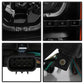 SPYDER Xtune GMC Sierra 2500/3500HD 07-13 Projector Headlights LED Halo- Black Smoked PRO-JH-GSIE07-CFB-BSM 9032271