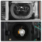 SPYDER Xtune GMC Sierra 1500/2500/3500 07-13 Projector Headlights LED Halo- Chrome PRO-JH-GSIE07-CFB-C 9032288