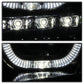 SPYDER Xtune GMC Sierra 1500/2500/3500 07-13 Projector Headlights LED Halo- Chrome PRO-JH-GSIE07-CFB-C 9032288
