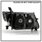 SPYDER xTune 11-17 Honda Odyssey Halogen Models Projector Headlights w/LED - Chrome (PRO-JH-HODY11-SQ-C) 9055256