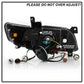 xTune 03-08 Infinity FX35/FX45 DRL Light Bar Projector Headlights - Black PRO-JH-IFX3503-LB-BK 9045325