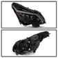 SPYDER xTune Infiniti G37 Sedan 10-13 LED Stripe Proj Headlights w/Signal - Smk (PRO-JH-IG3507-4D-LB-BSM) 9043093