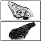 SPYDER xTune 10-13 Infiniti G37 Sdn LED Proj H.L. w/Seq. Sig - Chrm (PRO-JH-IG3507-4D-LB-C) 9043109