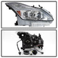 SPYDER xTune Infiniti G37 Coupe 08-15 Projector Headlights w/ Turn Signal - Chrome PRO-JH-IG3708-2D-LB-C 9039355