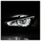 SPYDER 14-17  Infiniti Q50 HID (w/o Adaptive) Projector Headlights - OE Left 9946288