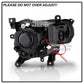 SPYDER xTune 14-17 Jeep Cherokee Halogen Model Only LED Light Bar Proj Headlights - Blk - PRO-JH-JC14-LB-BK 9047183