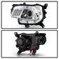 SPYDER xTune 14-17 Jeep Cherokee Halogen Model Only LED Light Bar Proj Headlights - Chro - PRO-JH-JC14-LB-C 9047190