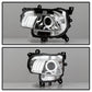 SPYDER xTune 14-17 Jeep Cherokee Halogen Model Only LED Light Bar Proj Headlights - Chro - PRO-JH-JC14-LB-C 9047190