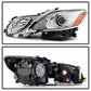 SPYDER xTune Lexus GS 06-11 OE Projector Headlights (w/AFS. HID fit) - Chrome Left PRO-JH-LGS06-AFS-AM-C-L 9936388