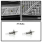 SPYDER Xtune Lexus GS300/GS400/GS430 98-05 Halogen Only Halo Projector Headlights Chrome PRO-JH-LGS98-LED-C 9027833