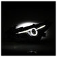 SPYDER xTune 14-17 Mazda 3 Sedan Halogen Model Only LED Light Bar Proj Headlights - Blk - PRO-JH-M314-LB-BK 9047206