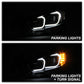 SPYDER xTune 14-17 Mazda 6 Sedan Halogen Model Only LED Light Bar Proj Headlights - Blk - PRO-JH-M614-LB-BK 9047213