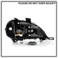 SPYDER Xtune Mercedes Benz W163 Ml-Class 98-01 ProjectOEr Headlights Black PRO-JH-MBW16398-BK 9028212