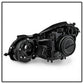 SPYDER xTune Mercedes Benz W211 E -Class E320 03-09 Projector Headlights - Black PRO-JH-MBW21103-BK 9036668