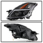 SPYDER 08-09 Nissan Altima Coupe (Halogen Only) Headlights - Black (PRO-JH-NA08-2D-LB-BK) 9047572