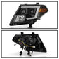 SPYDER xTune Nissan Frontier 09-20 Projector Headlights - Light Bar DRL - Black 9051395