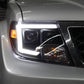 SPYDER xTune Nissan Frontier 09-20 Projector Headlights - Light Bar DRL - Black 9051395