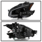 SPYDER xTune 09-14 Nissan Maxima Halogen LED Light Bar Projector Headlights - Smoke (PRO-JH-NM09-LB-BSM) 9043062