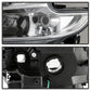 SPYDER xTune 09-14 Nissan Maxima Halogen LED Light Bar Projector Headlights - Chrome (PRO-JH-NM09-LB-C) 9043079