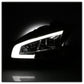 SPYDER xTune 09-14 Nissan Maxima Halogen LED Light Bar Projector Headlights - Chrome (PRO-JH-NM09-LB-C) 9043079