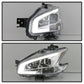 SPYDER xTune 09-14 Nissan Maxima Halogen LED Light Bar Projector Headlights - Chrome (PRO-JH-NM09-LB-C) 9043079