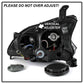 SPYDER xTune 13-15 Nissan Sentra DRL LED Light Bar Proj Halogen Headlights - Blk Smoke (PRO-JH-NS13-LB-BSM) 9042973