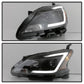 SPYDER xTune 13-15 Nissan Sentra DRL LED Light Bar Proj Halogen Headlights - Blk Smoke (PRO-JH-NS13-LB-BSM) 9042973