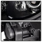 SPYDER Xtune Porsche Cayenne 11-14 4 LED Projector Headlights Black PRO-JH-PCAY11-AFS-BK 9934049