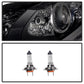 SPYDER Xtune Porsche Cayenne 11-14 4 LED Projector Headlights Black PRO-JH-PCAY11-AFS-BK 9934049