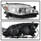 SPYDER xTune Subaru Impreza WRX Halogen Only 08-14 Projector Headlights - Chrome PRO-JH-SI08-LBDRL-C 9039362