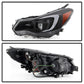 SPYDER xTune 12-16 Subaru Impreza LED Light Bar Projector Headlights 9048678