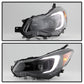 SPYDER xTune 12-16 Subaru Impreza LED Light Bar Projector Headlights 9048678