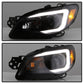 SPYDER xTune 06-07 Subaru WRX Projector Headlights - Halogen - DRL - Black Smoked (PRO-JH-SWRX06-LB-BSM) 9041808