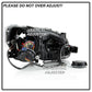 SPYDER xTune 15-18 Subaru Impreza WRX Halogen Projector Headlights - DRL - Chrome PRO-JH-SWRX15-LB-C 9047626