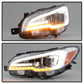 SPYDER xTune 15-18 Subaru Impreza WRX Halogen Projector Headlights - DRL - Chrome PRO-JH-SWRX15-LB-C 9047626