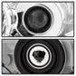 Xtune Toyota 4Runner 06-09 LED Light Bar Projector Headlights - Chrome 9046865